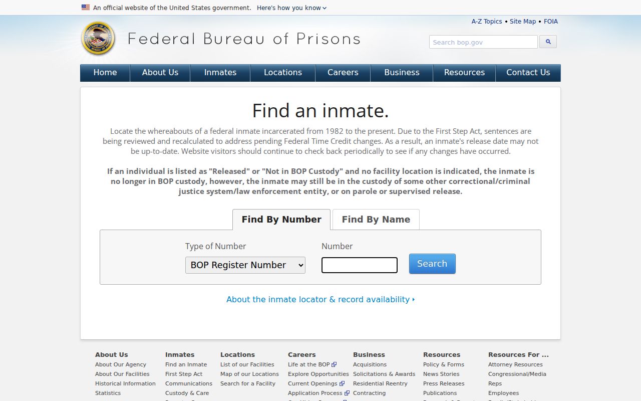 Brazoria County criminal history federal inmate locator